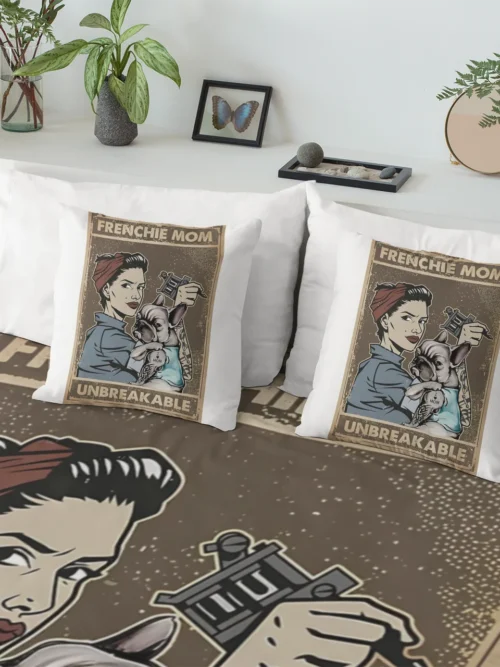 French Bulldog Bedsheets + 2 Pillowcases #5