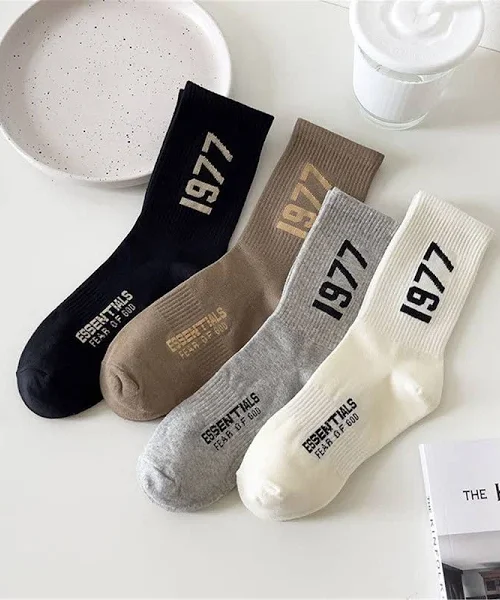 Fear of God Essentials 1977 Socks PACK of 4